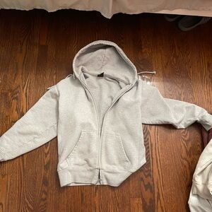 TNA Gray Kids Hoodie Jacket
